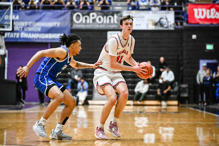 Lincoln Gresham 6A Oregon boys basketball quarterfinal Naji Saker -106